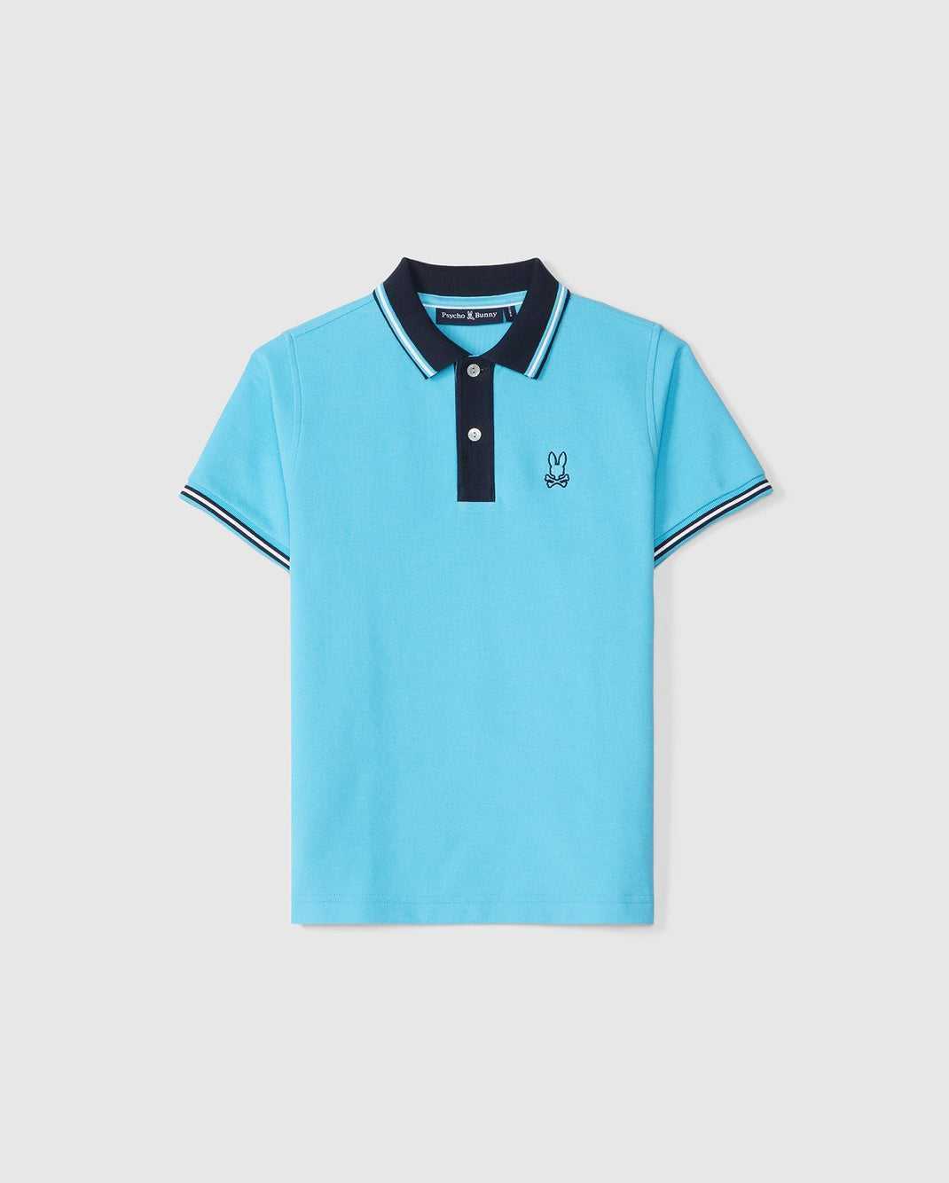 Polos Psycho Bunny Salina Pique Polo Shirt Aquarius Enfant | AOM-45047380